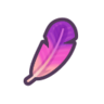 purple feather