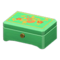 Wooden Music Box (Green - Musical Instrument) NH Icon.png