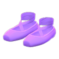 Ballet Slippers (Purple) NH Storage Icon.png