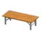 Low Folding Table (Natural Wood) NH Icon.png