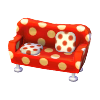Polka deals dot sofa