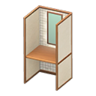 powder-room booth