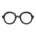 Round-Frame Glasses's Black variant