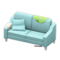 Sloppy Sofa (Light Blue - Light Green) NH Icon.png