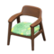 Nordic Chair (Dark Wood - Leaves) NH Icon.png