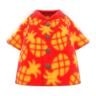 Pineapple Aloha Shirt (Red) NH Icon.png