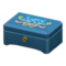 Wooden Music Box (Blue - Blue Flowers) NH Icon.png