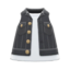 Denim Vest (Black) NH Icon.png