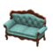 Elegant Sofa (Brown - Blue Roses) NH Icon.png