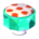 Polka-dot stool's emerald variant