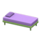 Simple Bed (Green - Purple) NH Icon.png