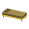 Simple Bed (Yellow - Brown) NH Icon.png