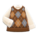 Argyle vest's Brown variant