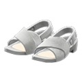 Cross-Belt Sandals (Gray) NH Storage Icon.png