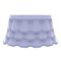 Frilly Skirt (Gray) NH Icon.png