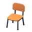 School Chair (Light Brown & Black)