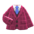 Tweed Jacket (Berry Red) NH Icon.png