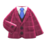 Tweed Jacket (Berry Red) NH Icon.png