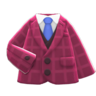 Tweed Jacket (Berry Red) NH Icon.png