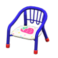 Baby Chair (Blue - Strawberry) NH Icon.png