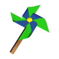 Green pinwheel