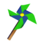 green pinwheel