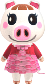 Artwork of Lucy the Pig