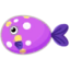 purple festival fish