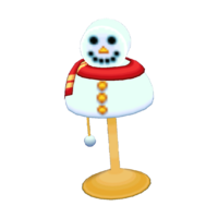 Snowman lamp