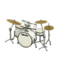 Drum Set (Pearl White - White with Logo) NH Icon.png