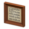 Fancy Frame (Brown - Fairy-Tale) NH Icon.png