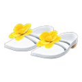 Flower Sandals (Yellow) NH Storage Icon.png