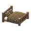 Log Bed (Dark Wood - Bears)