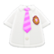 Short-Sleeved Uniform Top (Pink Necktie) NH Icon.png