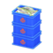Stacked Fish Containers (Blue - Scallop) NH Icon.png
