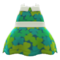 Clover Dress (Dark Green) NH Icon.png