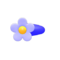Floral Hairpin (Blue) NH Icon.png