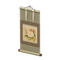 Hanging Scroll (Brown - Flower) NH Icon.png