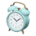 Old-Fashioned Alarm Clock's Light Blue variant