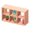 Open Wooden Shelves (Pink - Seaside Photo) NH Icon.png