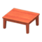Wooden Table (Cherry Wood - None) NH Icon.png
