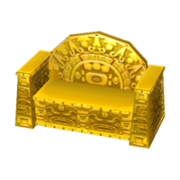 Golden bench