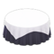 Large Covered Round Table (White - Plain Navy) NH Icon.png