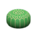 Moroccan footrest's Green variant
