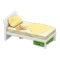 Sloppy Bed (White - Yellow) NH Icon.png