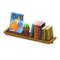 Wall-Mounted Bookshelf (Dark Brown - Sports) NH Icon.png