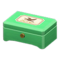 Wooden Music Box (Green - Bird) NH Icon.png