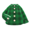 Flannel Shirt (Green) NH Icon.png