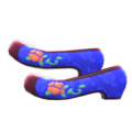 Traditional Flower Shoes (Blue) NH Icon.png