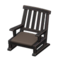 Artful Chair (Black - Black) NH Icon.png